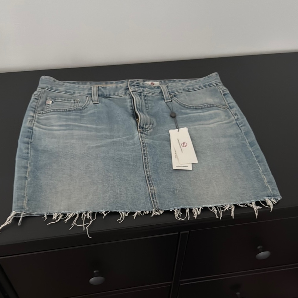 Ag Adriano Goldschmied Blue Mini Skirt Casual Night Out